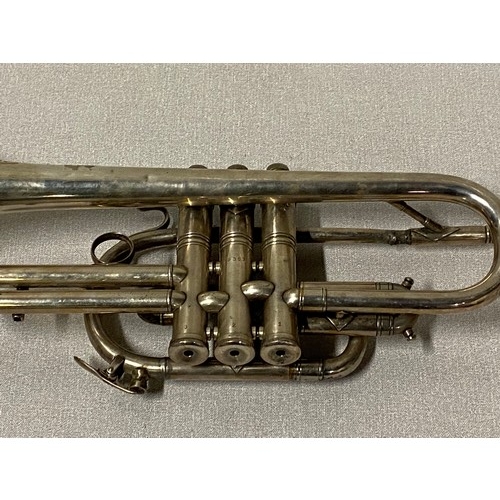 41 - Dallas London Rudy Muck 2L trumpet. (Small split to mouth area)