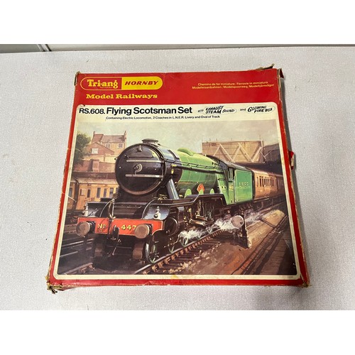 178 - vintage hornby flying scotsman train set