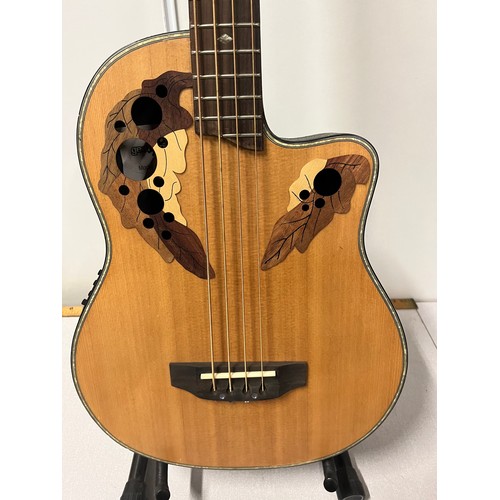 101 - Gear 4 music electric acoustic bass guitar.