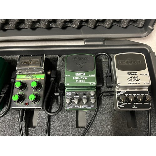 104 - Boss peddle board to include Digital delay, echo machine etc.
