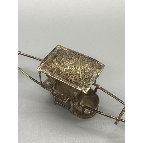 40 - silver chinese rickshaw