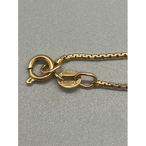 64 - 9ct gold bracelet 
1.6g