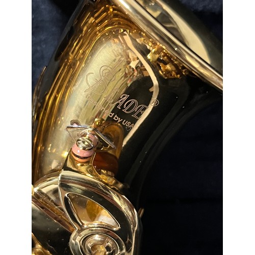 68 - Alto Slade saxophone in case mint condition.
