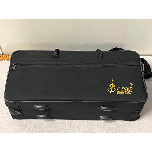 68 - Alto Slade saxophone in case mint condition.