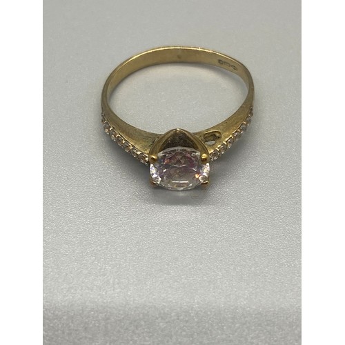 145 - 9ct gold Cubic ring
2.1g