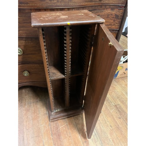 146 - Wooden CD cabinet.
87cm tall