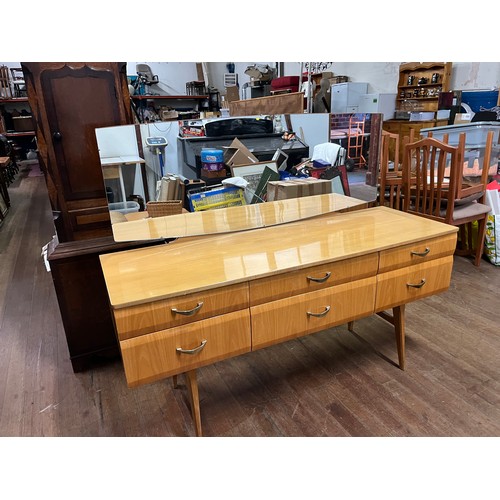 161 - 1970s Retro Dressing Table With Mirrored Back
143cm long