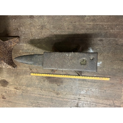 150 - Antique extremely heavy large blacksmiths anvil
28