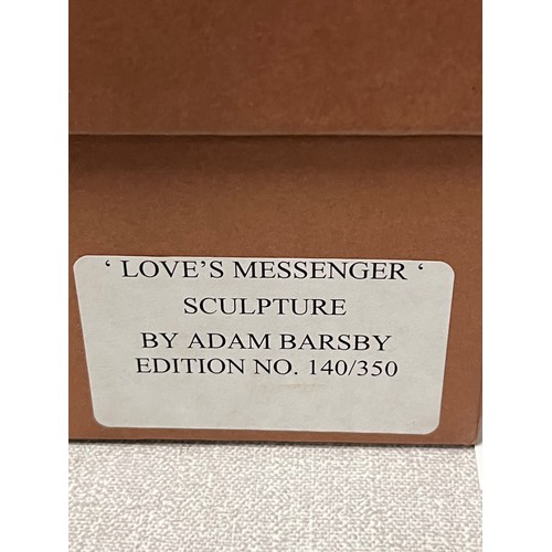 1 - Loves Messenger - Bronze By Adam Barsby boxed with certificate of authenticity limited edition 162/3... 