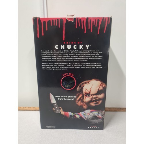 101 - Boxed talking Chucky doll.