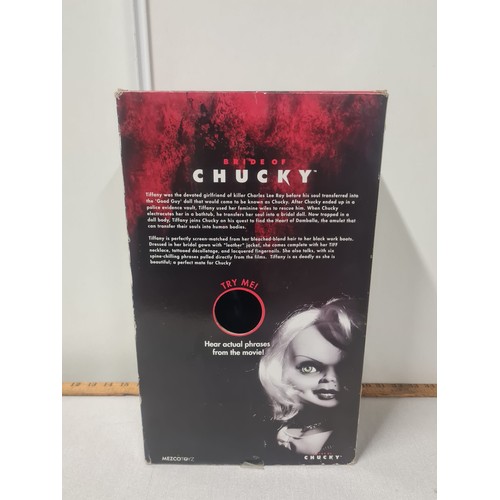 102 - Boxed talking bride of Chucky doll Tiffany.