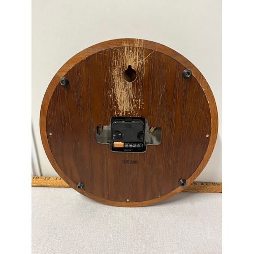 10 - oak framed weather station clock
30cm diameter