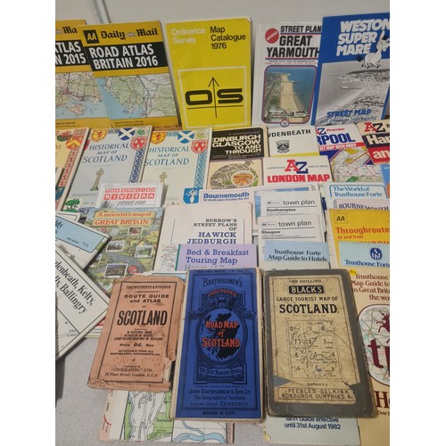 114 - large selection of vintage maps