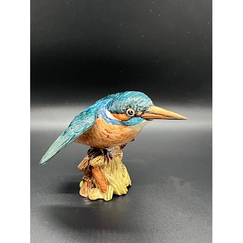 140 - vintage beswick ceramic kingfisher by albert hallam 13xcm