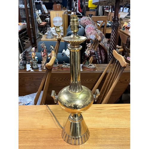 59 - large brass lamp
55cm h