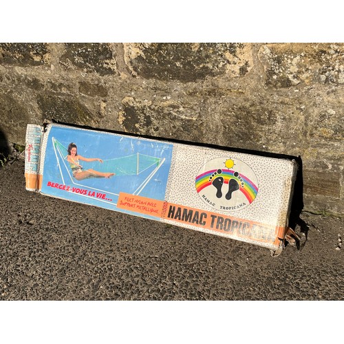 431 - Vintage hammock 'hamac tropicana'