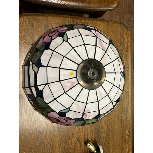 55 - large tiffany style lamp shade & fitting
41cm diameter
21cm h
