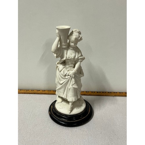 149 - Vintage parian ware figurine.
32cm tall