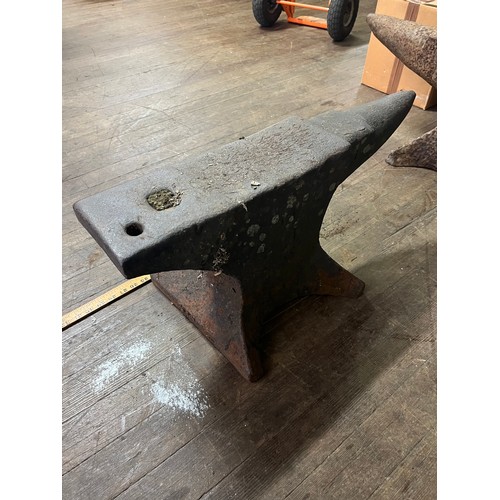 150 - Antique extremely heavy large blacksmiths anvil
28