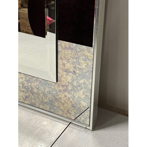 218 - Large framed wall mirror bevel edged.
85cm x 82cm