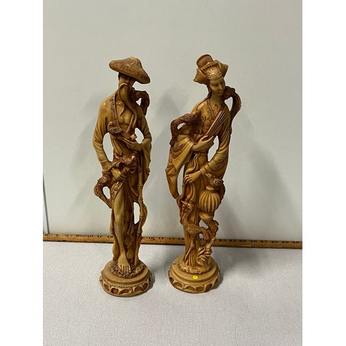 276 - a large pair oriental figures
46cm tall