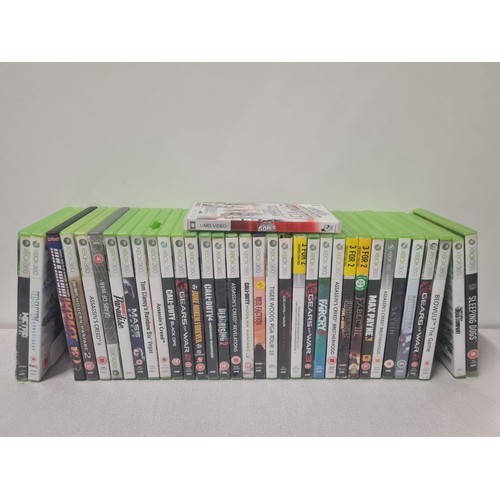 280 - Collection of xbox 360 games to include Call of duty, Gears of war etc.