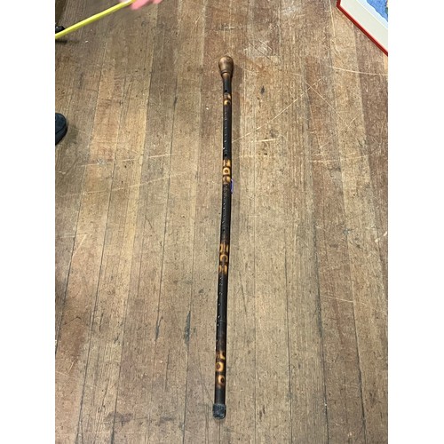 151 - Native American Walking stick flute 
105cm l