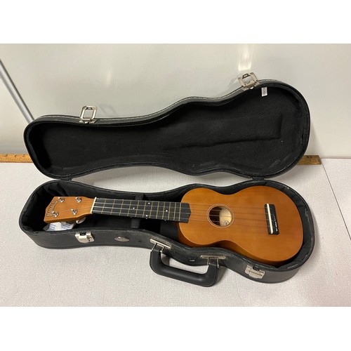 265 - Mahalo ukulele with hard case.