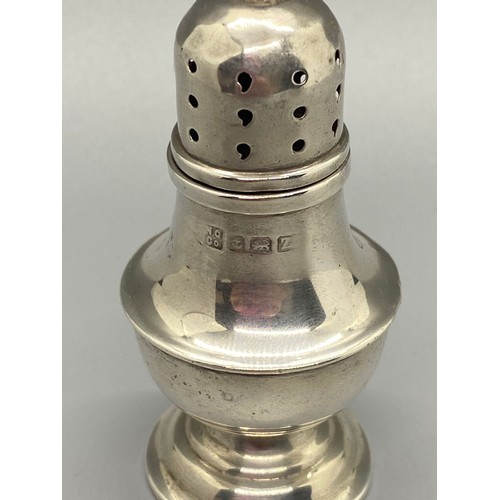 157 - small silver hallmarked sugar sifter