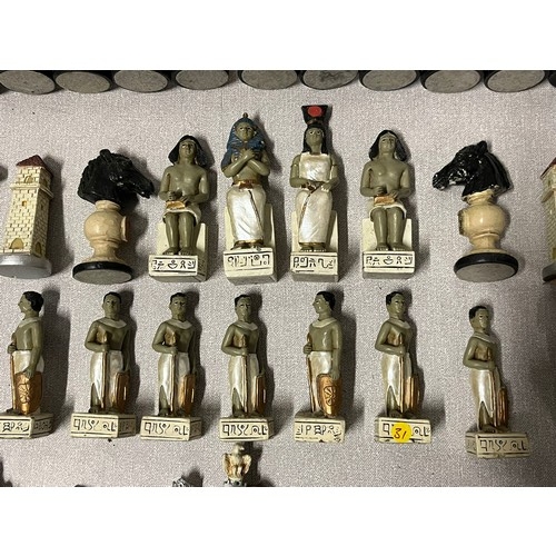 443 - large selection of figures/chess pieces