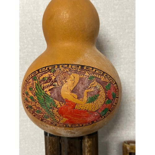 268 - Selection of woodwind instruments to include Peruvian tarka flute, Serbian shephards flute & Chinese... 