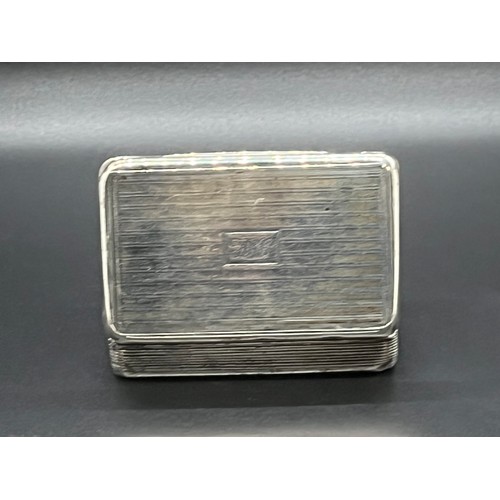 109 - Silver hallmarked trinket box stamped W.E Sterling London
98g
8cm l