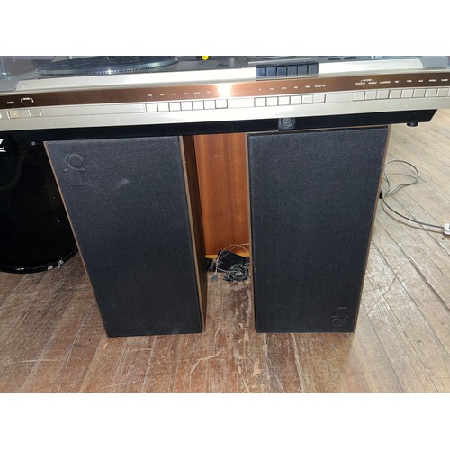 96 - vintage fidelity hi-fi music centre 6-60 with speakers