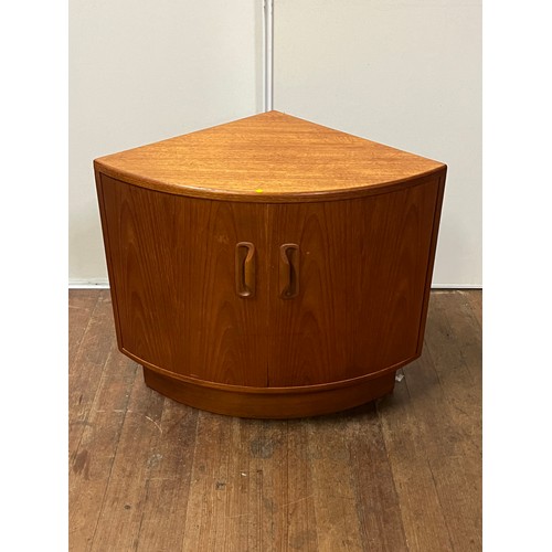 177 - mid century G-Plan E. Gomme corner cabinet.