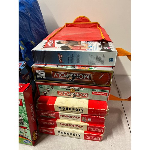 356 - 18 Boxed Monopoly board games to include 'Fortnite edition', 'Coronation St edition' &, 'Toy Story e... 