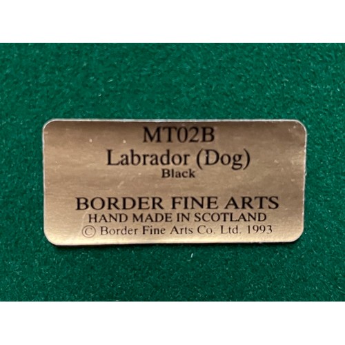 12 - large border fine arts labrador by magaret turner (boxed)