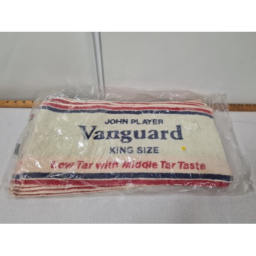 453 - 11 x John Player Vanguard pub/beer towels.