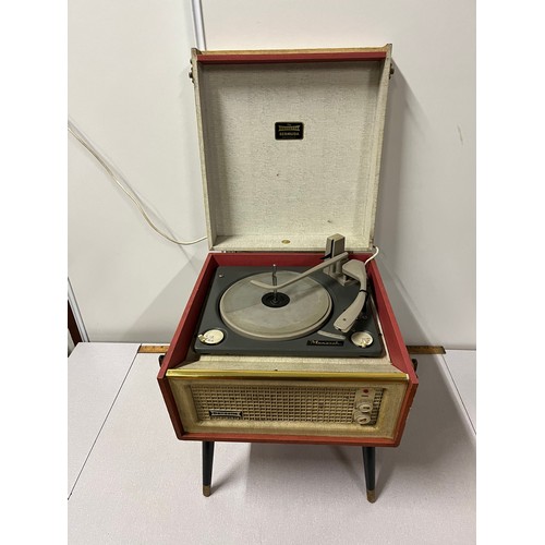 208 - Vintage Dansette Bermuda turntable on legs.