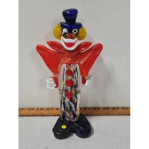 190 - Vintage Murano glass clown.