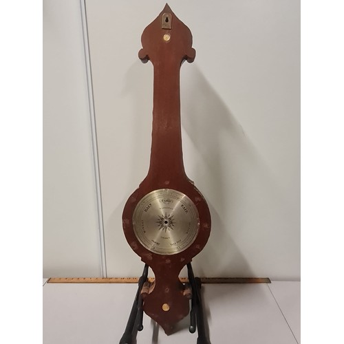 213 - Hand made banjo made from a barometer.