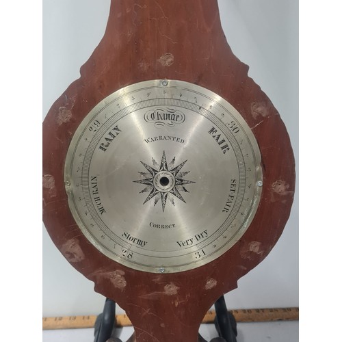 213 - Hand made banjo made from a barometer.