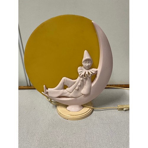 16 - vintage clown moon lamp