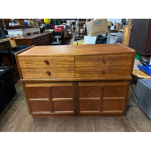 57 - mid century nathan 4 drawer cabinet