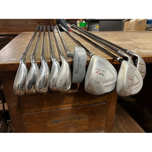 275 - set of ben sayers m7 golf clubs & drivers