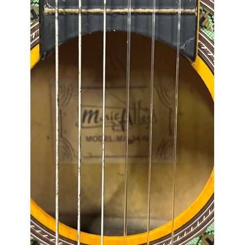 216 - Vintage Hohner acoustic guitar model HC-06 along with Music Alley junior classical acouostic guitar ... 