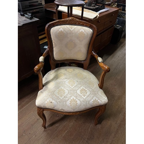 28 - French Louis XVI style elbow chair