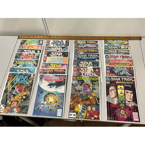 41 - 28 DC Star Trek comics in protective covers