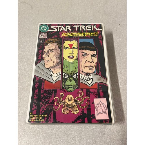 41 - 28 DC Star Trek comics in protective covers