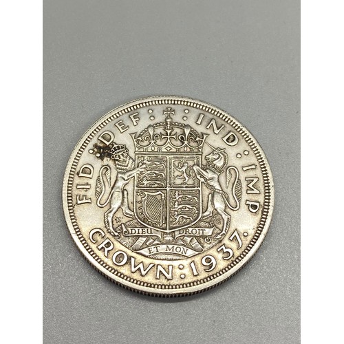 193 - 1937 silver crown