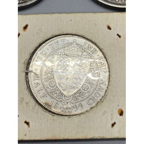 197 - 1899 silver half crown